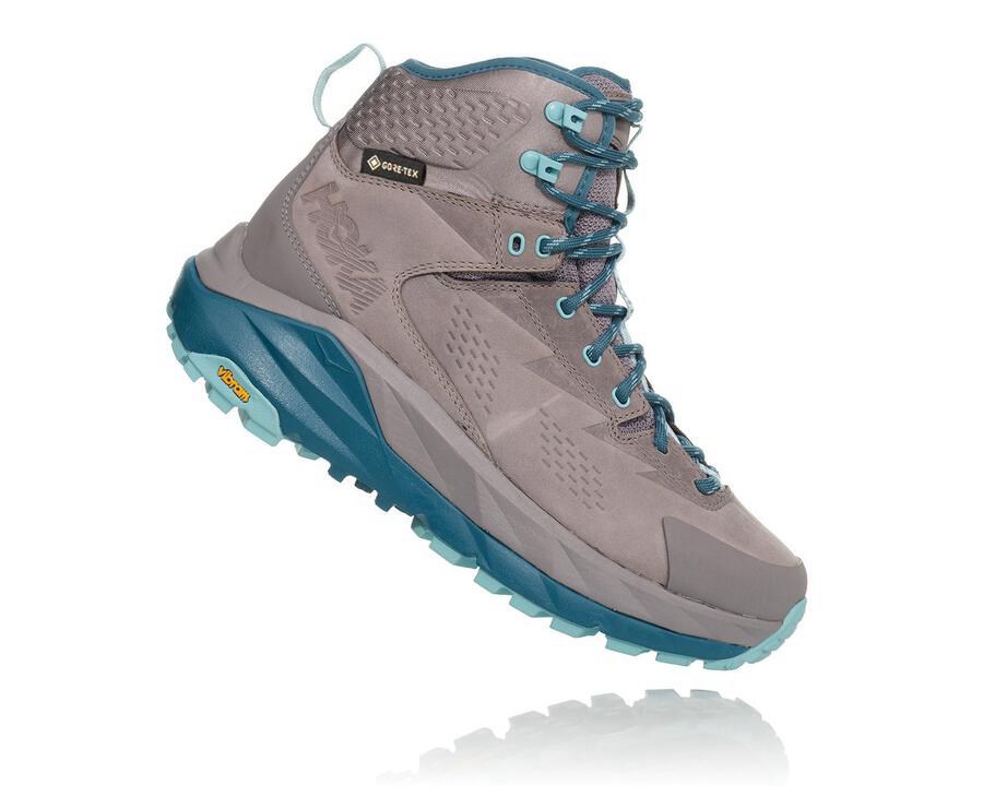 Botas De Montaña Hoka One One Mujer Grises - Kaha Gore-Tex - TBSI17602